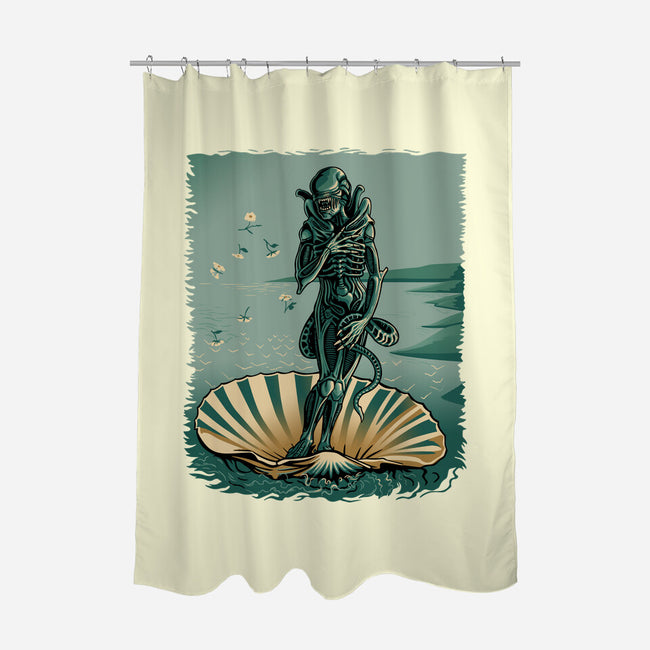 The Birth-None-Polyester-Shower Curtain-daobiwan