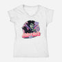 The Malevolent Witch-Womens-V-Neck-Tee-glitchygorilla