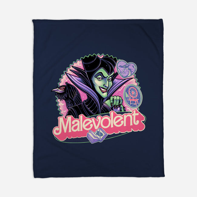 The Malevolent Witch-None-Fleece-Blanket-glitchygorilla