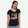 The Malevolent Witch-Womens-V-Neck-Tee-glitchygorilla