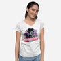 The Malevolent Witch-Womens-V-Neck-Tee-glitchygorilla