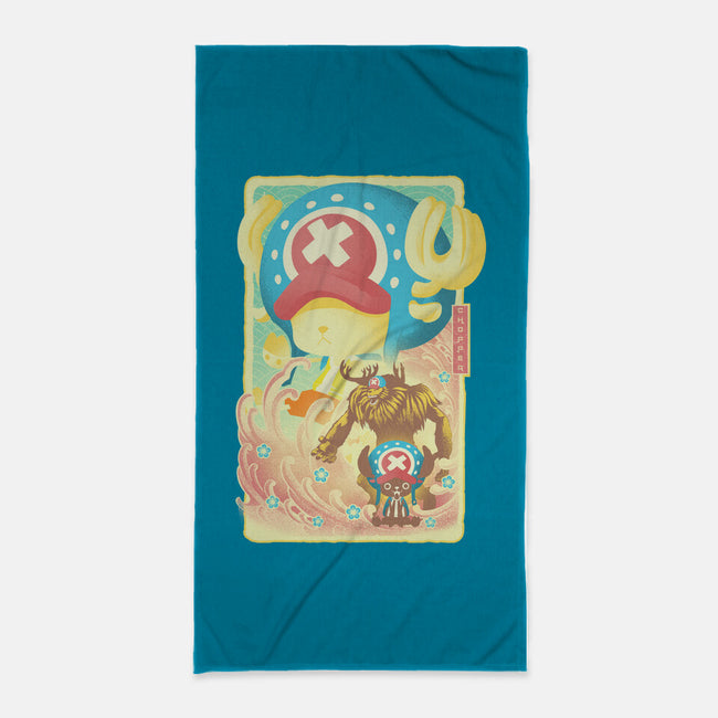 Great Wave Chopper-None-Beach-Towel-hypertwenty