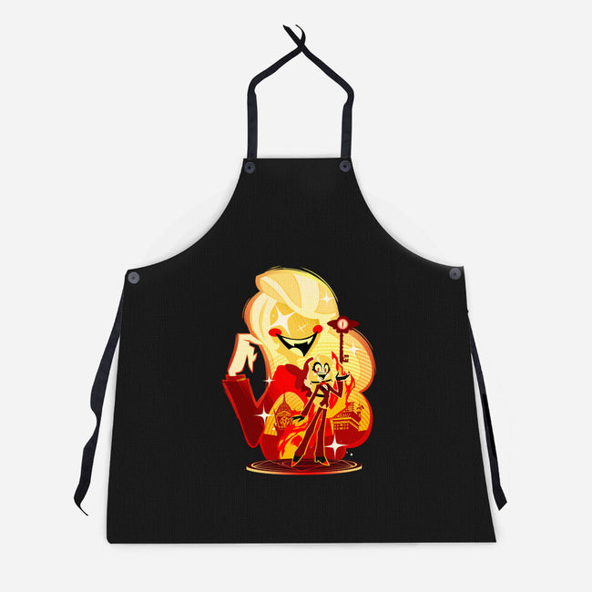 The Princess Of Hell-Unisex-Kitchen-Apron-hypertwenty