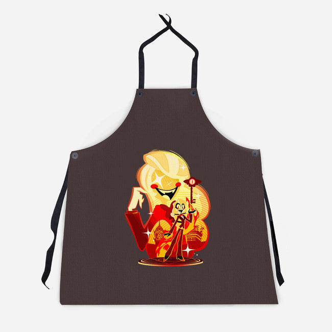 The Princess Of Hell-Unisex-Kitchen-Apron-hypertwenty