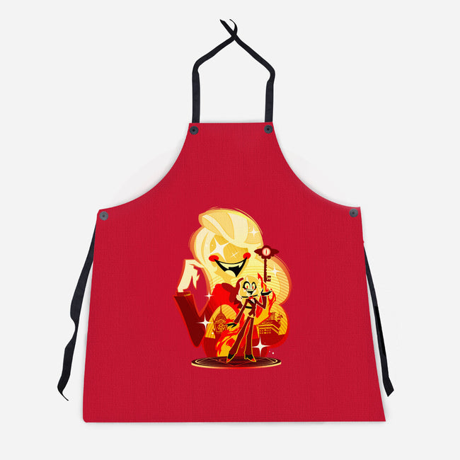 The Princess Of Hell-Unisex-Kitchen-Apron-hypertwenty