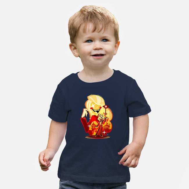 The Princess Of Hell-Baby-Basic-Tee-hypertwenty