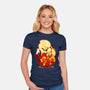 The Princess Of Hell-Womens-Fitted-Tee-hypertwenty