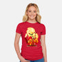 The Princess Of Hell-Womens-Fitted-Tee-hypertwenty