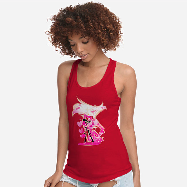 Angel Prankster-Womens-Racerback-Tank-hypertwenty