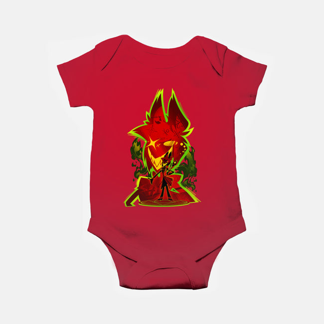 The Radio Demon-Baby-Basic-Onesie-hypertwenty