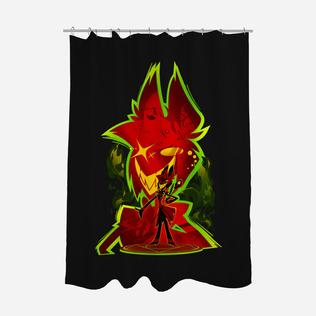 The Radio Demon-None-Polyester-Shower Curtain-hypertwenty