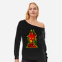 The Radio Demon-Womens-Off Shoulder-Sweatshirt-hypertwenty