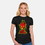 The Radio Demon-Womens-Fitted-Tee-hypertwenty