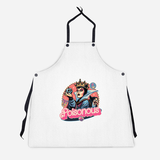 The Poison Queen-Unisex-Kitchen-Apron-glitchygorilla