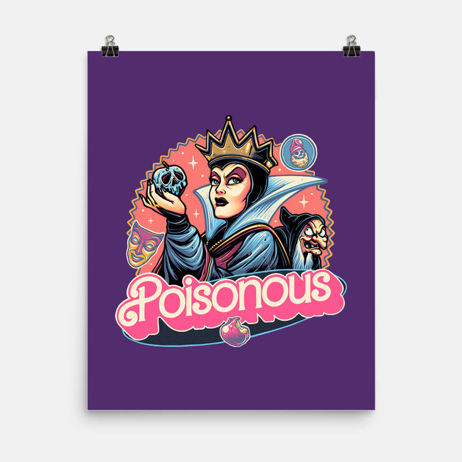 The Poison Queen-None-Matte-Poster-glitchygorilla