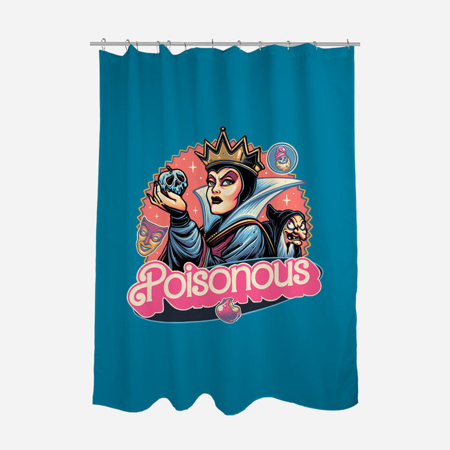 The Poison Queen-None-Polyester-Shower Curtain-glitchygorilla