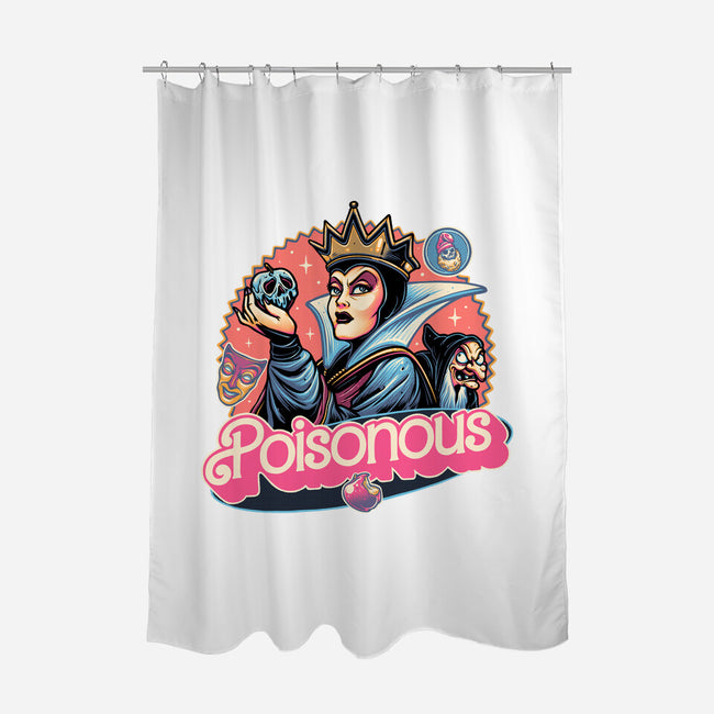 The Poison Queen-None-Polyester-Shower Curtain-glitchygorilla