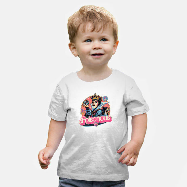 The Poison Queen-Baby-Basic-Tee-glitchygorilla