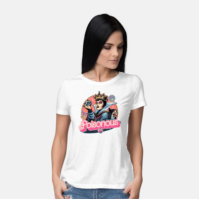 The Poison Queen-Womens-Basic-Tee-glitchygorilla