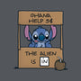 Ohana Help-None-Glossy-Sticker-Barbadifuoco