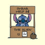 Ohana Help-None-Glossy-Sticker-Barbadifuoco