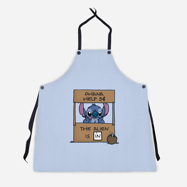 Ohana Help-Unisex-Kitchen-Apron-Barbadifuoco