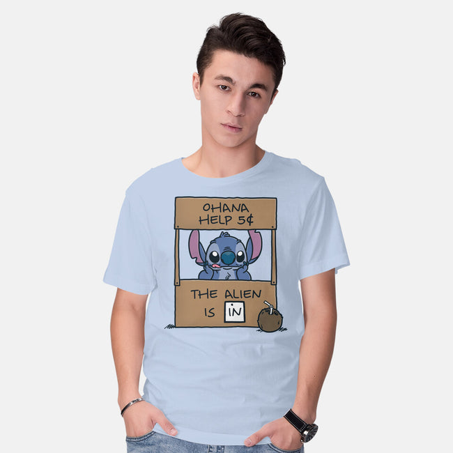 Ohana Help-Mens-Basic-Tee-Barbadifuoco