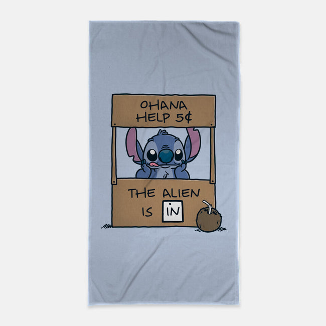 Ohana Help-None-Beach-Towel-Barbadifuoco