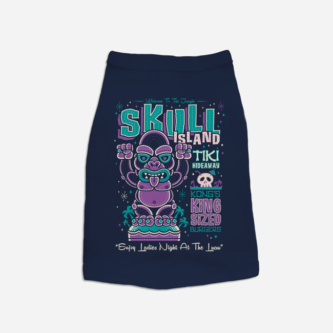 Skull Island Tiki-Dog-Basic-Pet Tank-Nemons