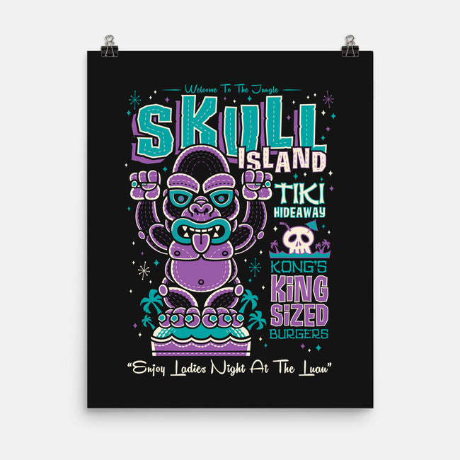 Skull Island Tiki-None-Matte-Poster-Nemons