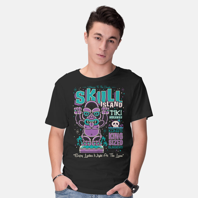 Skull Island Tiki-Mens-Basic-Tee-Nemons