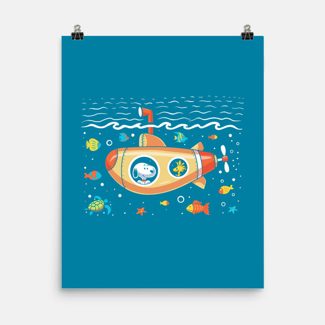 Beagle Submarine-None-Matte-Poster-erion_designs