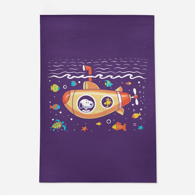 Beagle Submarine-None-Indoor-Rug-erion_designs