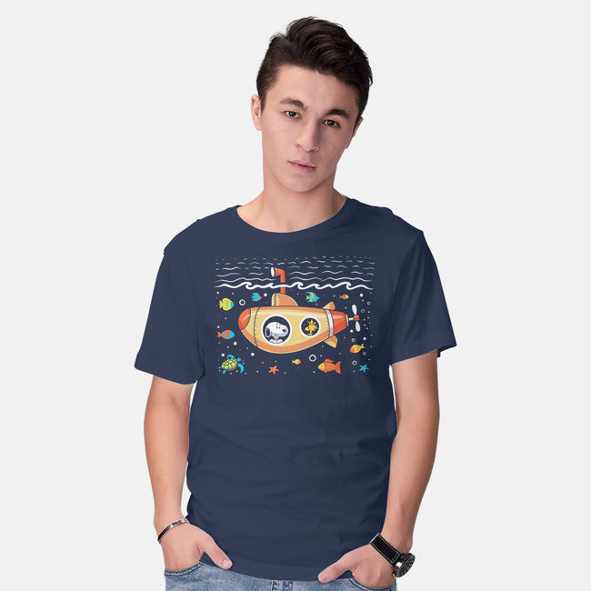 Beagle Submarine-Mens-Basic-Tee-erion_designs