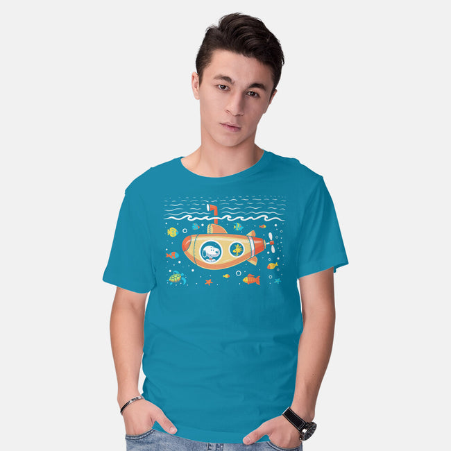 Beagle Submarine-Mens-Basic-Tee-erion_designs