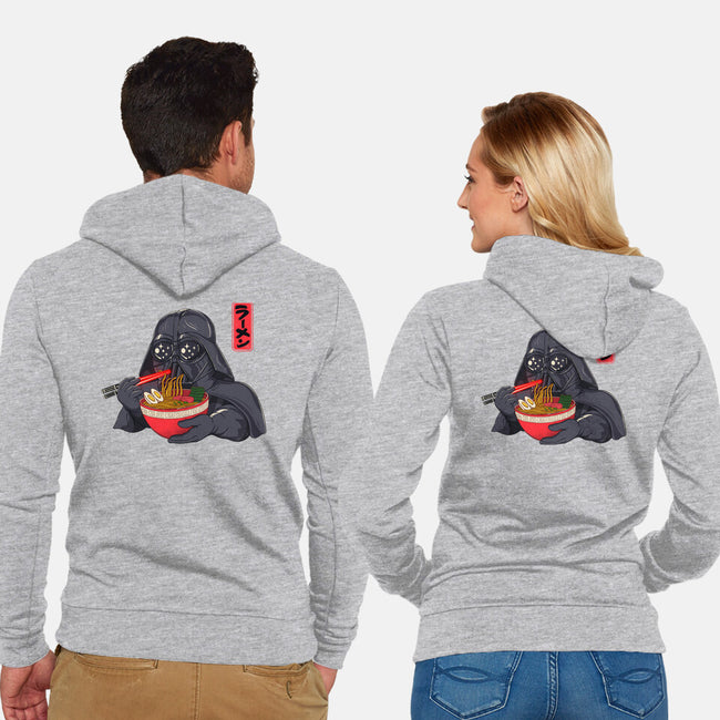 Darth Ramen-Unisex-Zip-Up-Sweatshirt-alfbocreative