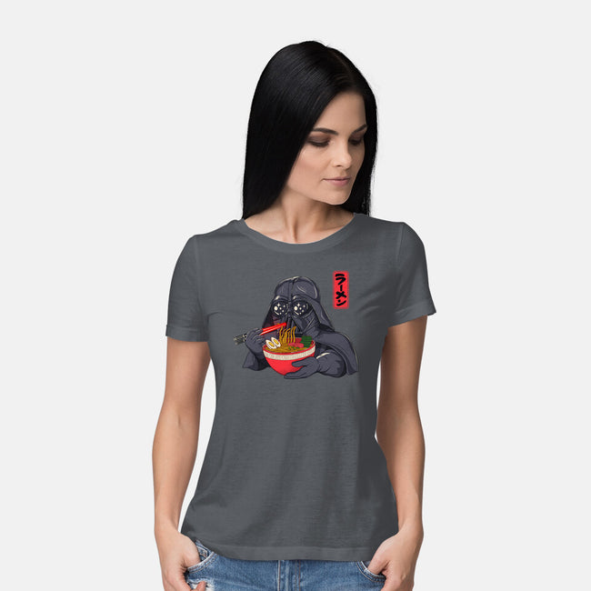 Darth Ramen-Womens-Basic-Tee-alfbocreative