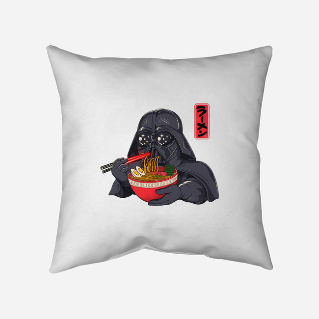 Darth Ramen-None-Removable Cover-Throw Pillow-alfbocreative