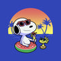 Beagle Summer Time-Mens-Premium-Tee-Astrobot Invention