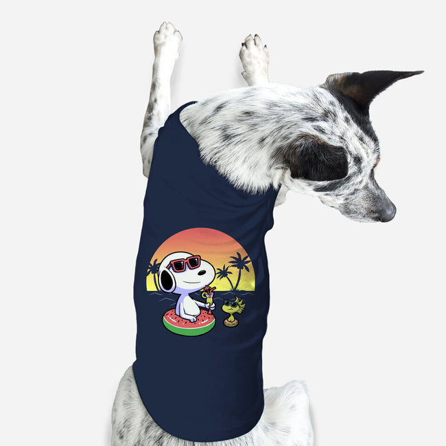 Beagle Summer Time-Dog-Basic-Pet Tank-Astrobot Invention