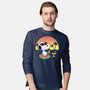 Beagle Summer Time-Mens-Long Sleeved-Tee-Astrobot Invention