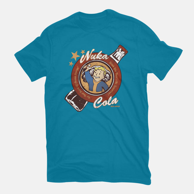 Drink Nuka Cola-Womens-Fitted-Tee-Coconut_Design