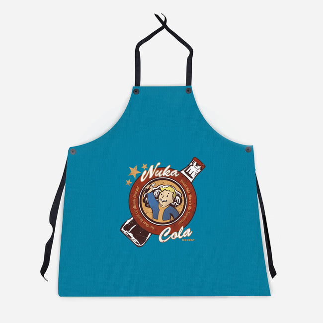 Drink Nuka Cola-Unisex-Kitchen-Apron-Coconut_Design