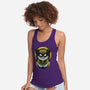 Yellow Cat Mutant-Womens-Racerback-Tank-Astrobot Invention