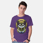 Yellow Cat Mutant-Mens-Basic-Tee-Astrobot Invention