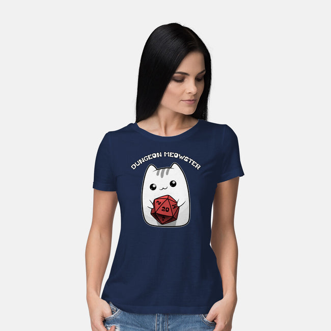 A Dungeon Meowster-Womens-Basic-Tee-Astrobot Invention