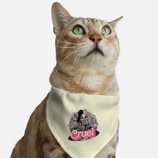 The Cruel Lady-Cat-Adjustable-Pet Collar-glitchygorilla