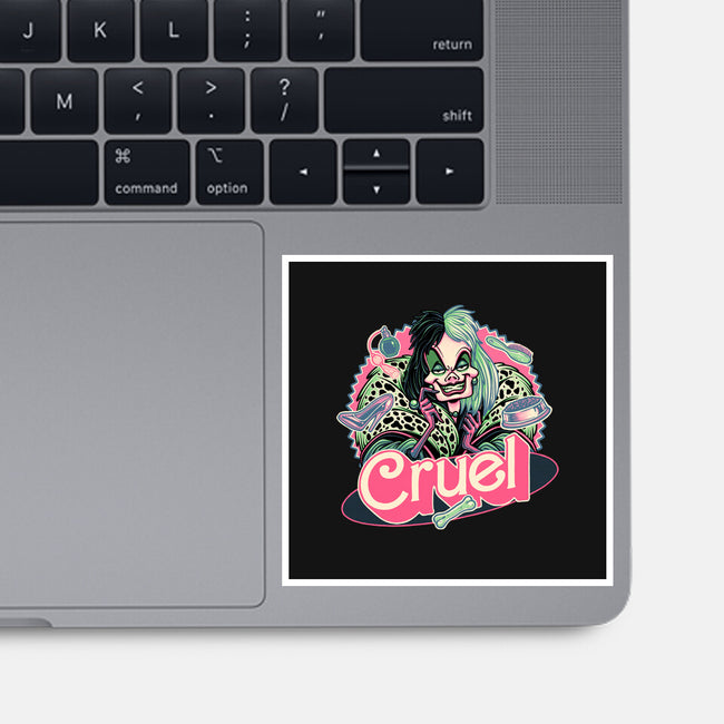 The Cruel Lady-None-Glossy-Sticker-glitchygorilla