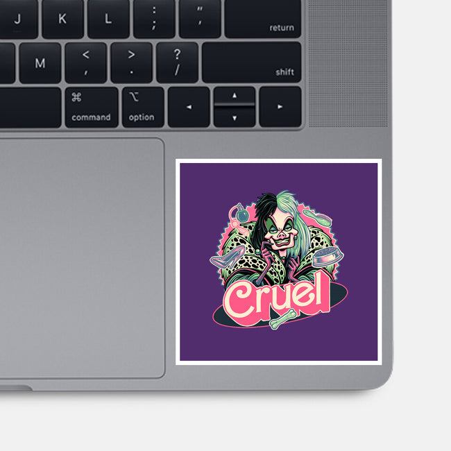 The Cruel Lady-None-Glossy-Sticker-glitchygorilla