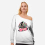 The Cruel Lady-Womens-Off Shoulder-Sweatshirt-glitchygorilla